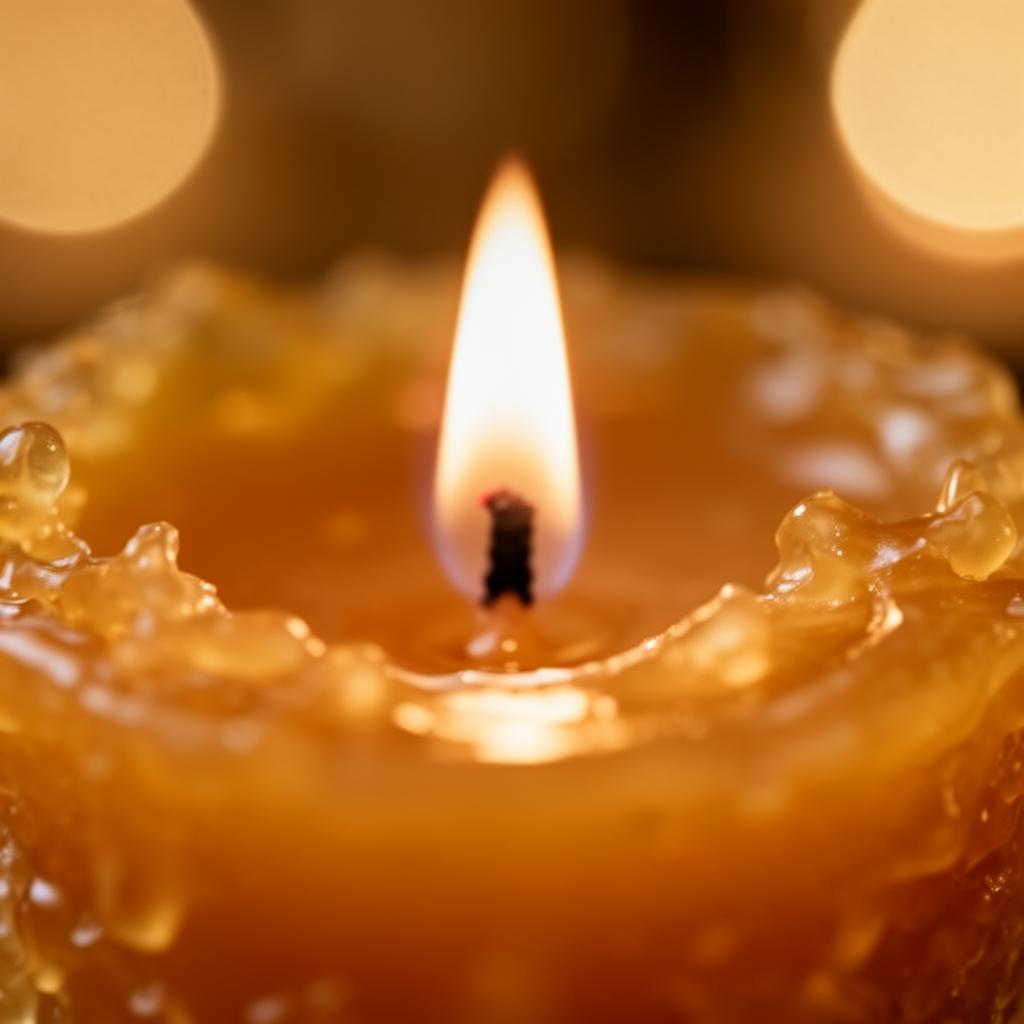 Close-up of a candle flame
